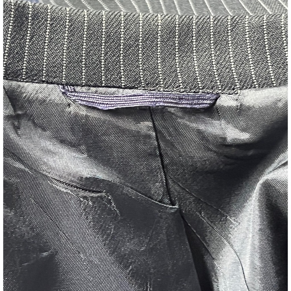 American Fashion Collection Men Suit Jacket Dark Grey Pinstripe‎ Two Button - Picture 7 of 10